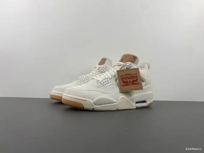 Kick Theory Levi's AO2571-100 4 'White' Air Jordan x 0615